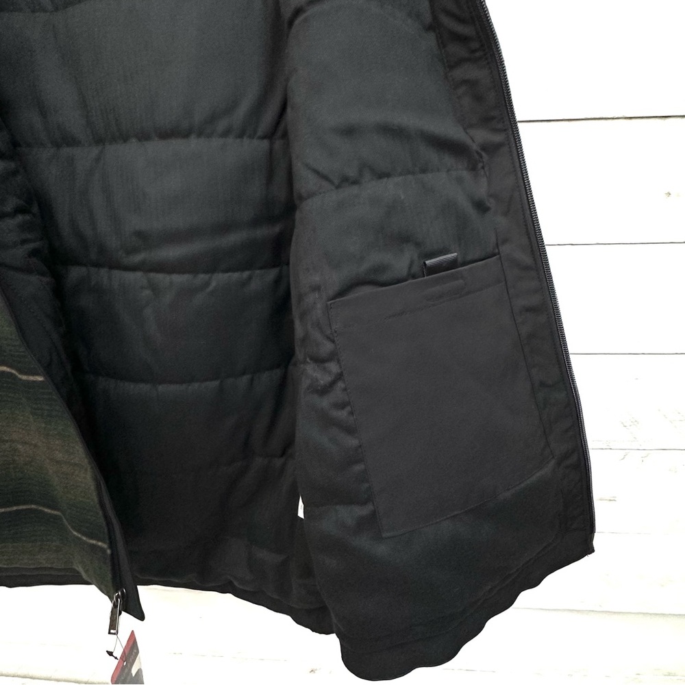 Pendleton Men’s M/L Wool Blend Vest • Black Green • NWT - Picture 4 of 12
